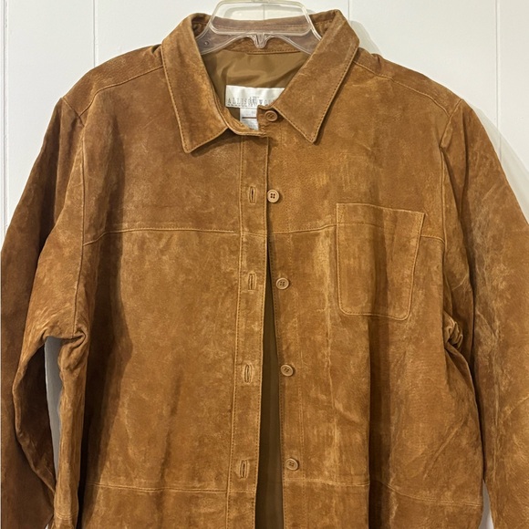 Allison Woods Suede Vintage 90s Button Down Western Jacket Size XL NWOT - Picture 2 of 15